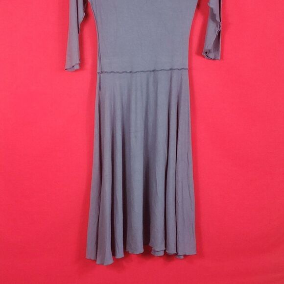 ANGELROX Audrey Dress Bamboo Blend Gray‎ Womens Size Bird 2/4 - Picture 3 of 7